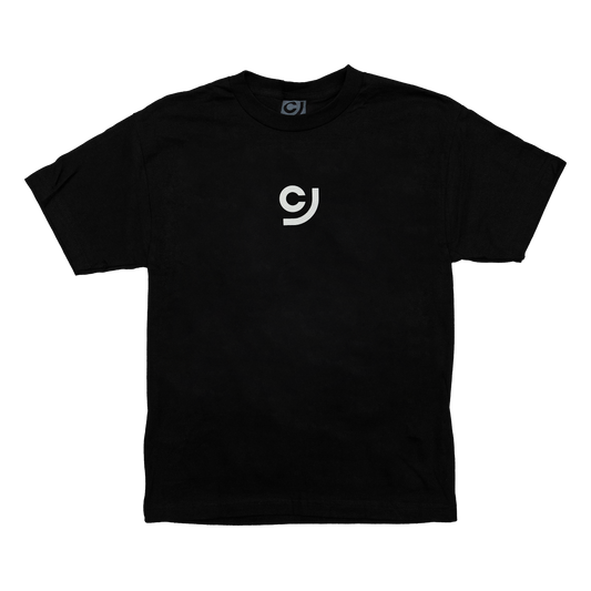 "CJ" BLACK TEE [PRE-ORDER]